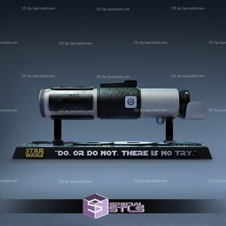 Yoda Lichtschwert bereit drucken Krieg Sterne 3d print model - Mito3D
