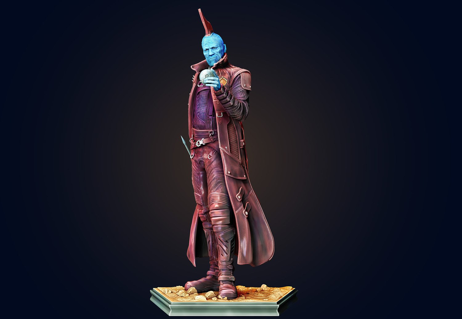 yondu Muhafız gökada 3D print model - Mito3D