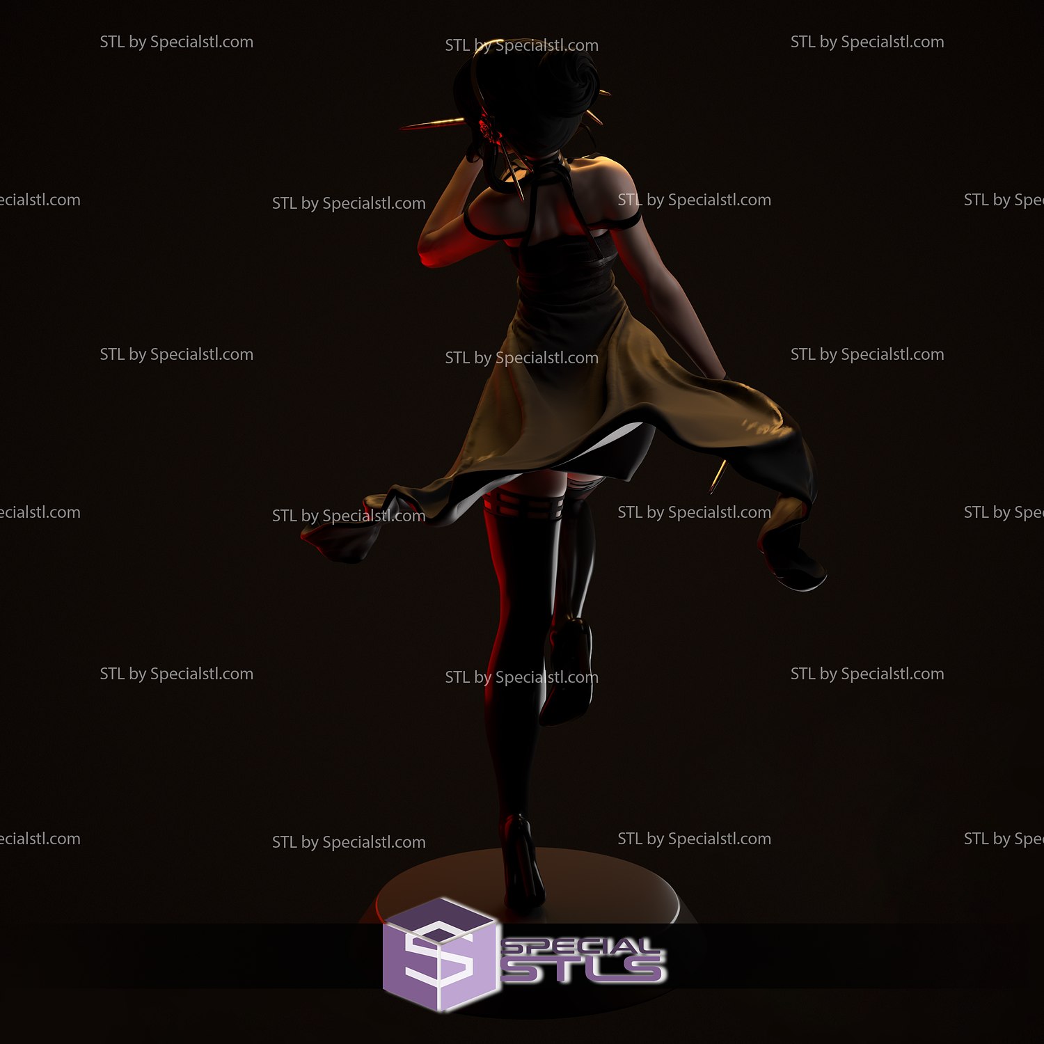 yor forger standing 3D print model - Mito3D