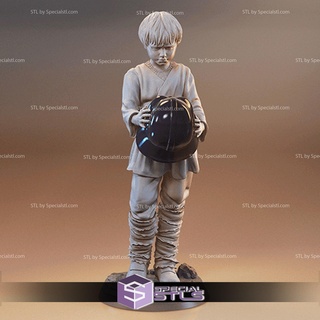 young anakin skywalker stl files starwars 3d printing figurine 3d print model - Mito3D