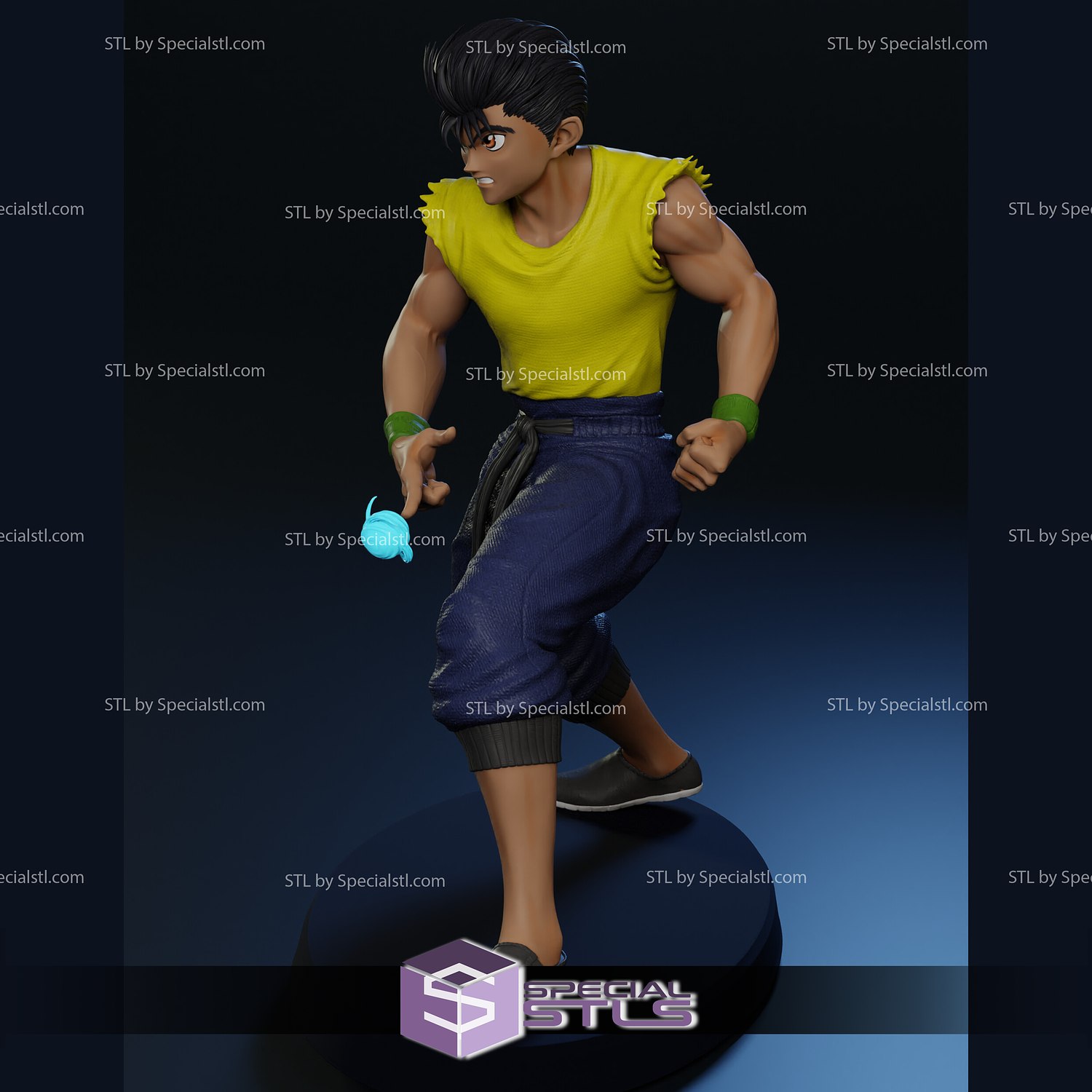 yusuke urameshi - yuyu hakusho 3D print model - Mito3D