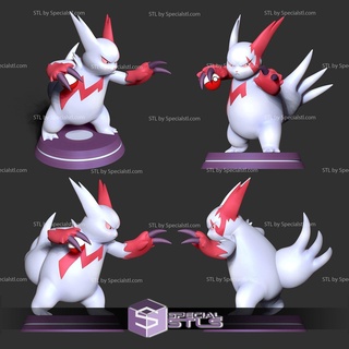 Zangoose Pokémon bereit 3d drucken 3d print model - Mito3D