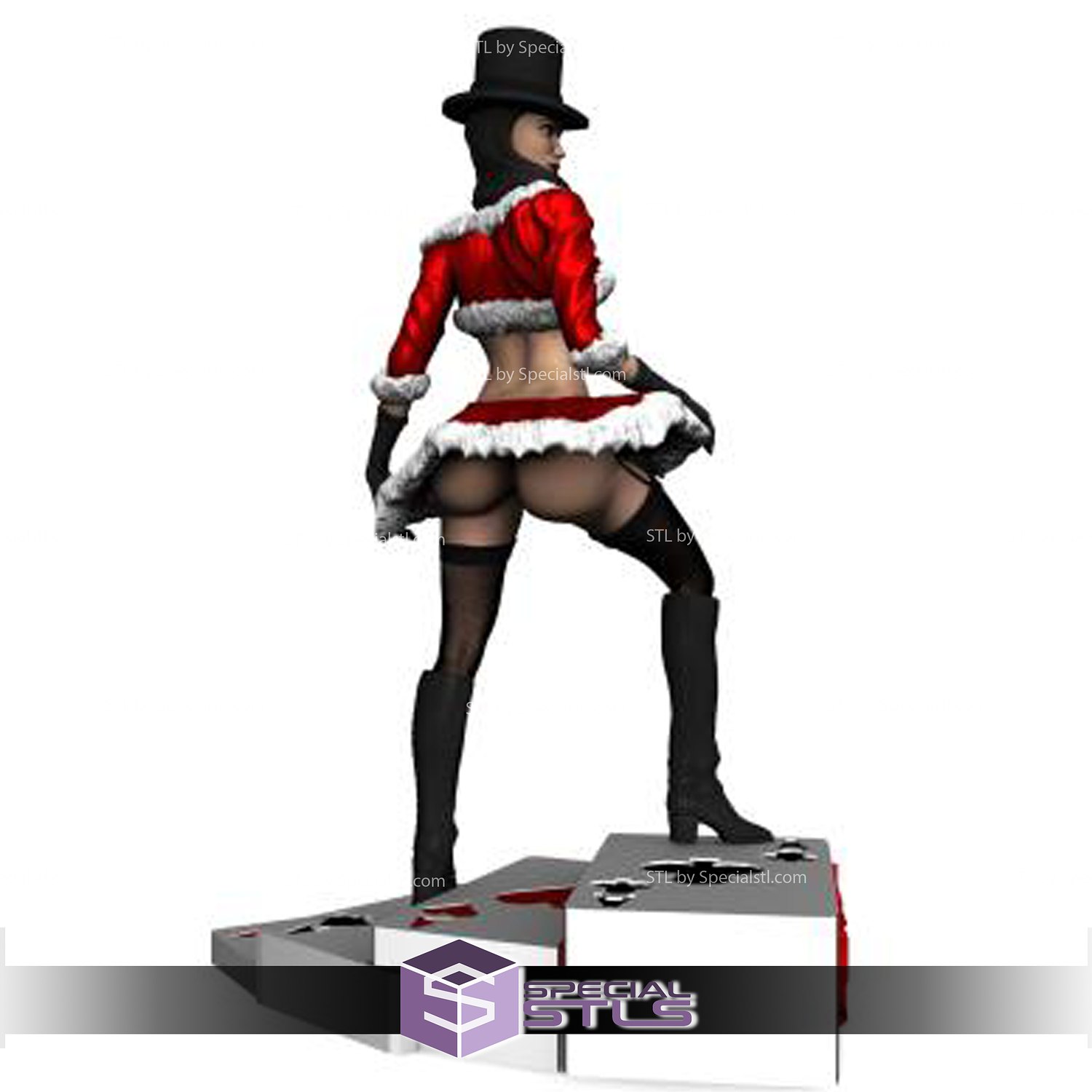 zatanna christmas suit 3D print model - Mito3D