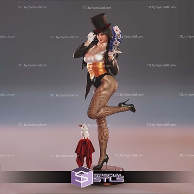 zatanna tavşan büyü 3d yazıcı dosyalar özel 3d print model - Mito3D