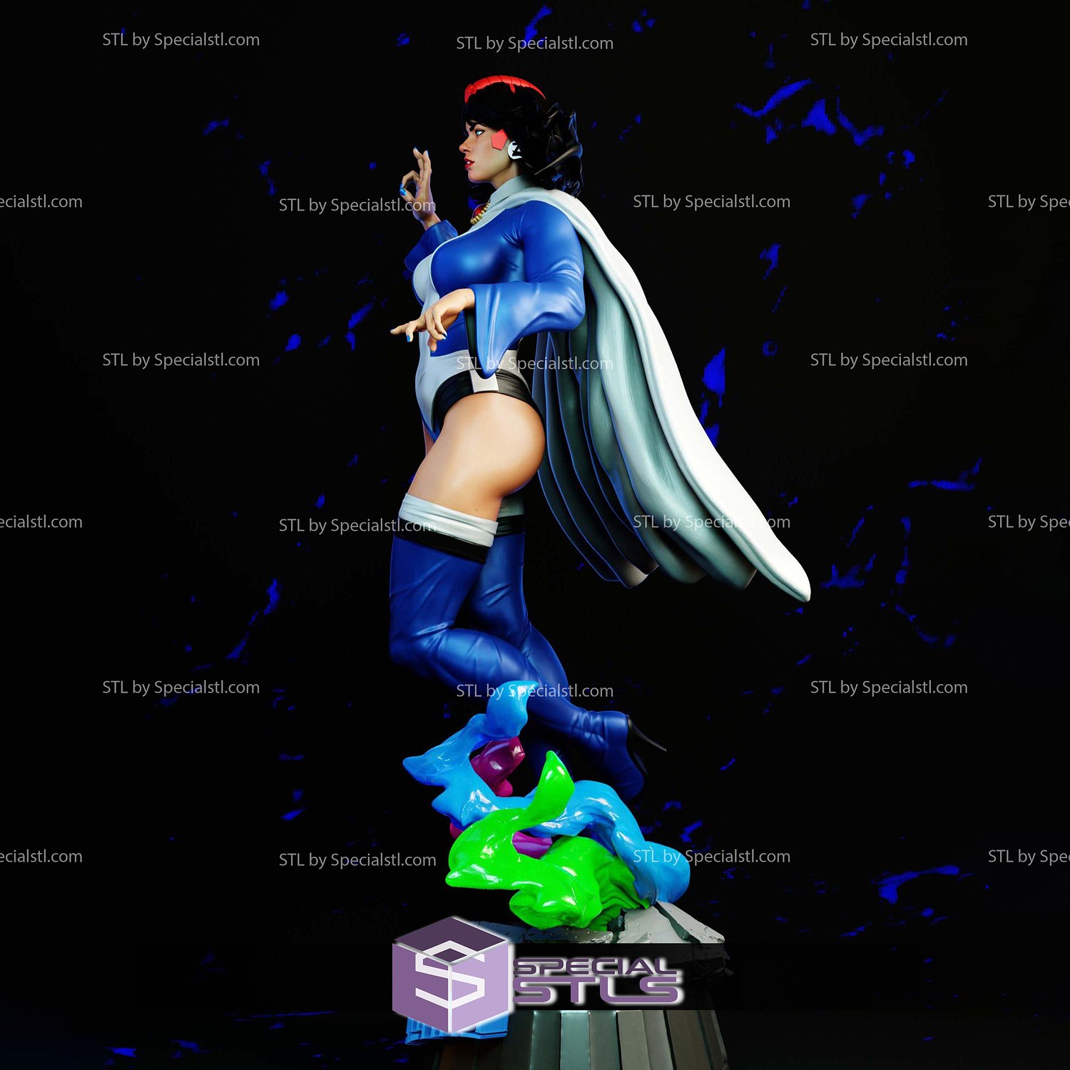 zatanna x-men 80s digital sculpture specialstl 3D print model - Mito3D