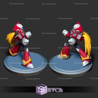 zero mega man basic pose 3d printing figurine 3d print model - Mito3D