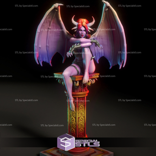 hermana succubus stl archivos arte fan 3d print model - Mito3D