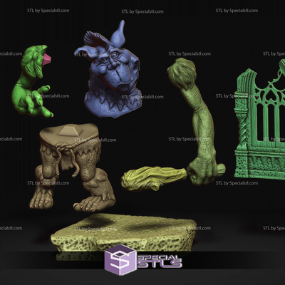 zook ogros disney digital escultura especialstl 3d print model - Mito3D