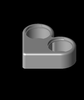 & double locking heart stash box 3d print model - Mito3D