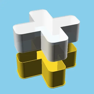 39 x or + símbolo anidable caja v1 3d by ppac on gracias 3d print model - Mito3D