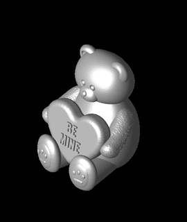 sevgili ayı retrocu 3d print model - Mito3D