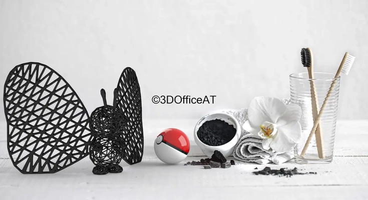 012 butterfrei pokémon drahtmon zahl 3d by 3dofficeat on danke 3d print model - Mito3D