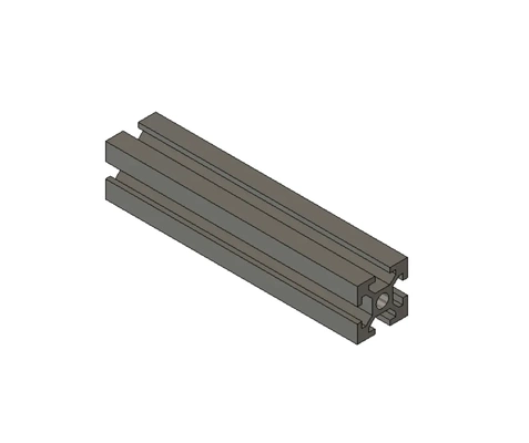 100 mm aluminium slot section stl 3d by dax patel 3d print model - Mito3D