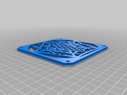 120mm fan grill - spider web 3d by ash slash on thangs 3d print model - Mito3D