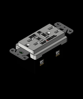 120v 20a dúplex receptáculo toma corriente gfci 3d modelo gracias 3d print model - Mito3D