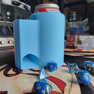 12oz dice tower can cup - 3d by glytch on thangs 3d print model - Mito3D