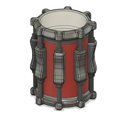 12oz drum can cupstl - 3d by glytch on thangs 3d print model - Mito3D