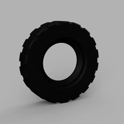 13mm treaded tyre dinky car models - 3d by kwerkshop on thangs wheel tire automotive autos & vehicles vehicle parts services accessories toy rubber 3d print model - Mito3D