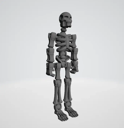 15-pieces snap-together toy skeleton assembly - 3d by yaliyada on thangs 3d print model - Mito3D