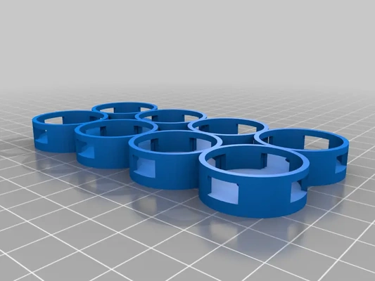 17ml vallejo bottle organizer - 3d by murdrrdbypirates on thangs 3d print model - Mito3D