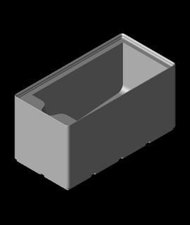 18650 gridfinity armazenamento furtivo casa jardim 3d print model - Mito3D