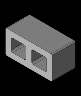 1 10 escala miniatura blocos concreto mofo 3d modelo 3d print model - Mito3D