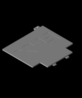 1 8 escala batería cubierta carcasa funda aficiones juegos 3d print model - Mito3D