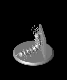 1st edition ad&d carrion crawler 3d print model - Mito3D