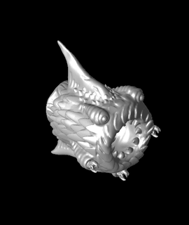 1st khargra Corbeau 39 orage 3d print model - Mito3D