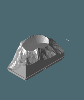 1x2 grillefinity bancal titulaire soutien arneahblad 3d print model - Mito3D