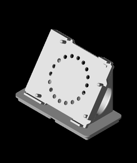 1x2 grillefinity arduino adaptateur assiette v18 3d print model - Mito3D