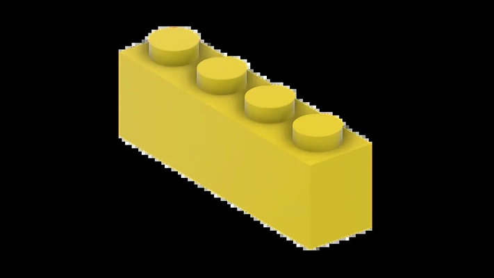 1x4 lego brique 3d by dr achats jouets bâtiment 3d print model - Mito3D