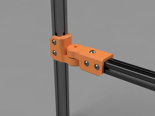 2020 extrusion pivot hinge - 90deg 3d by bubsbuilds on thangs 3d print model - Mito3D