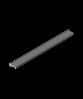 2020 led light bar - 8mm strip wirestl 3d print model - Mito3D