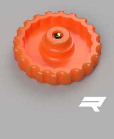 20 punto 50mm pomello 3d by reklaw3d on grazie 3d print model - Mito3D