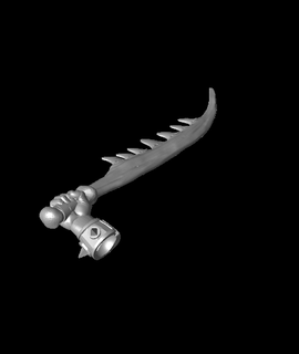 28mm Steinhaufen Kämpfer weiblich Knochen Schwertstl 3d print model - Mito3D