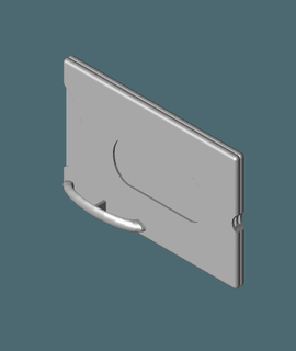 2 card keychain holder - jj1035 3d print model - Mito3D