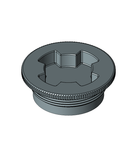 2in npt thread barrel plug gasket 3d model thangs 3D print model - Mito3D