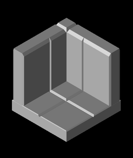 2x2 Ecke 3d Modell nf1nk danke 3d print model - Mito3D