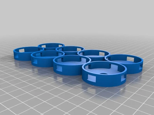 35ml vallejo bottle organizer - 3d by murdrrdbypirates on thangs 3d print model - Mito3D