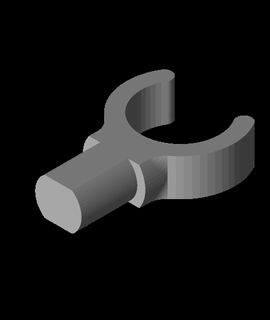3 4 1 2 pvc pipe clip scooterseh 3d print model - Mito3D