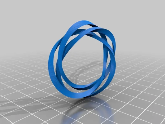 3 foldet closed moebius helix - 3d by syzguru11 on thangs 3d print model - Mito3D
