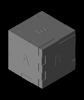3d puzzleobj model rmeira teşekkürler 3d print model - Mito3D