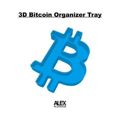 3d bitcoin organizer tray - by s0urceduty on thangs 3d print model - Mito3D