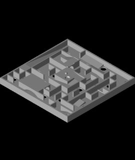 3d Labyrinth 1 2 Modell Victor danke 3d print model - Mito3D
