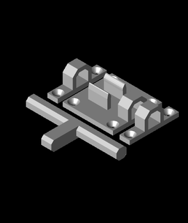 3d printable lock latch model makertales thangs 3d print model - Mito3D