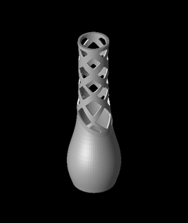 3d gedruckt voronoi Vase Design Modell danke 3d print model - Mito3D