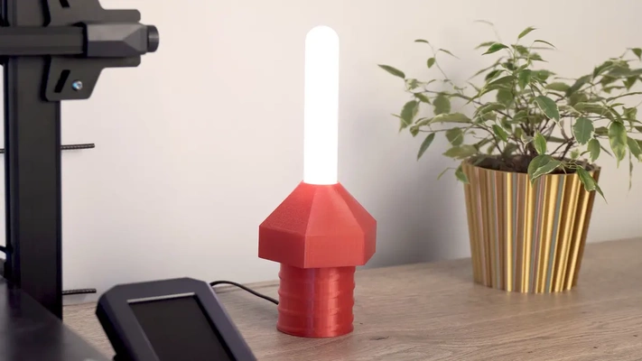 3d printer nozzle lamp - by formfutura on thangs 3d print model - Mito3D
