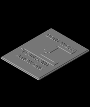 3d stampa cartello tavola modello 3dcaddesignwork grazie 3d print model - Mito3D