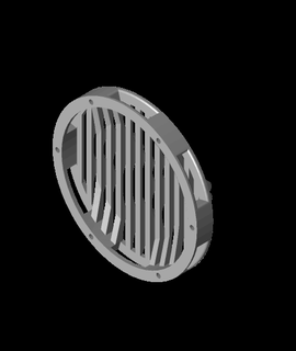 3dpnspeakercover - sound waves 3d model thangs 3d print model - Mito3D